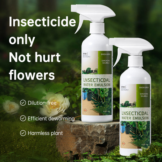 Insecticide flower plant water spray