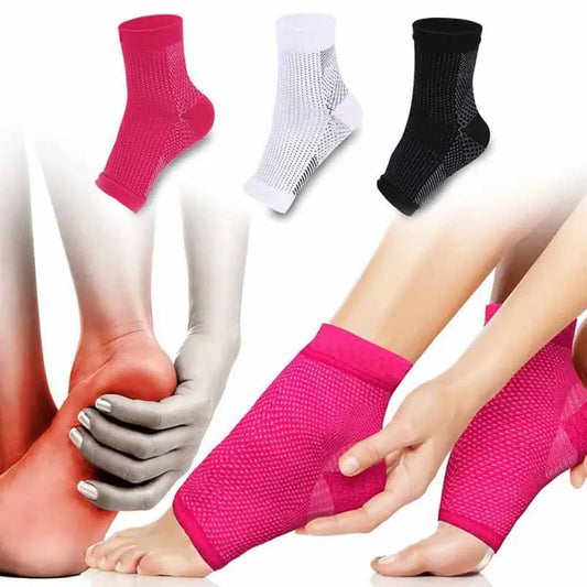 1pair Foot Compression Sleeve Anti Plantar Support