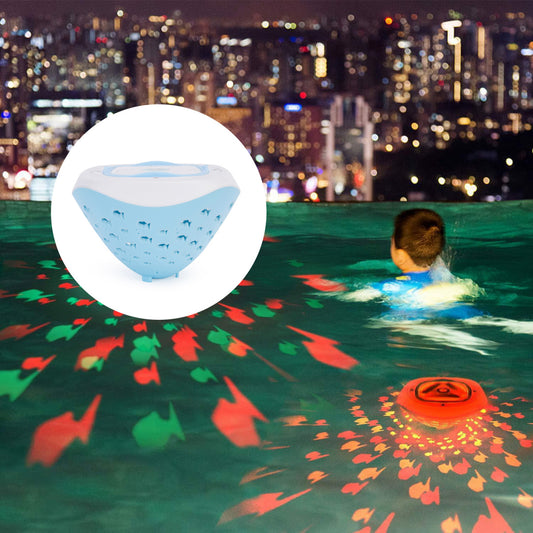 New Smart Fish Projection Light Bath Light Pool Light LED Colorful Atmosphere Light Diving Light Decorative Light