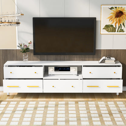 TV Stand for 75+ Inch Console Table Modern TV Stand