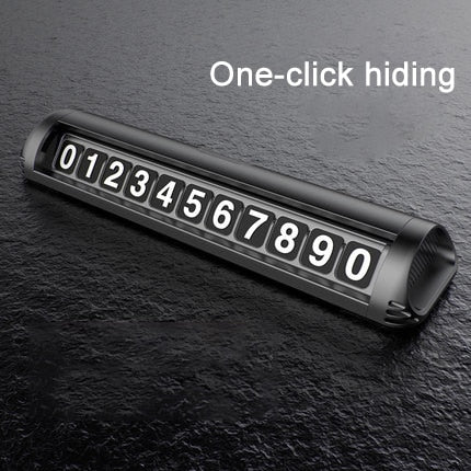 Phone Number Car Parking License Plate Temporary Stop Sign