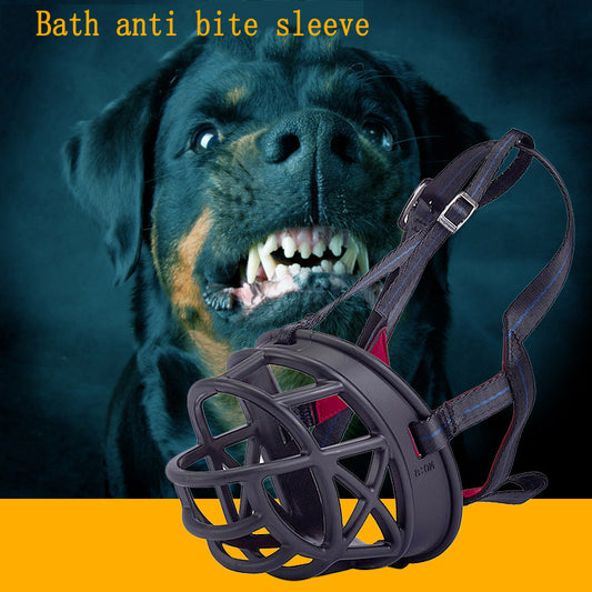 Adjustable Bite and Mistake Prevention Dog Mouth Cover.