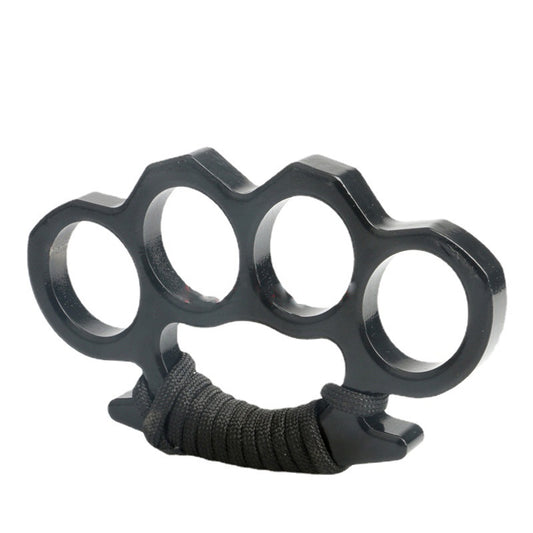 Fiberglass Finger Black Fist Buckle Self-Defense/with rope