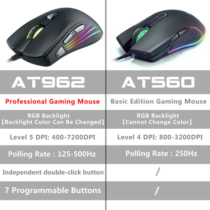 ZUOYA Professional Gaming Mouse 3200/7200 DPI