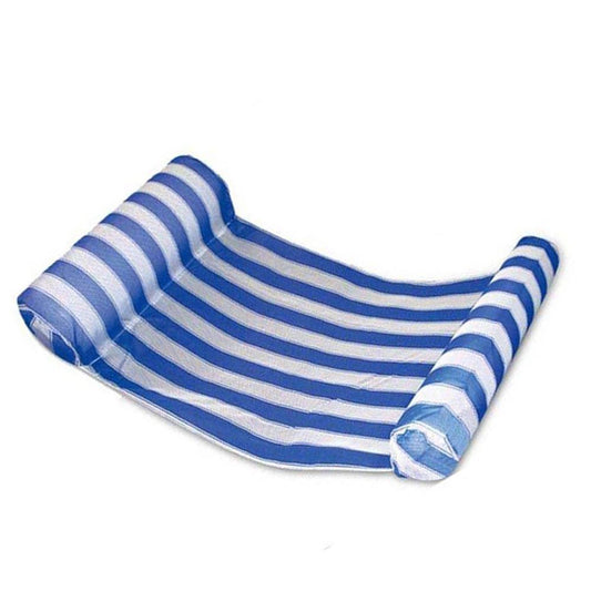 Swimming Pool Floats Air Mattress Inflatable Stripe Sleeping Bed Water Hammock Lounger Chair Float Swimming Pool Accessories