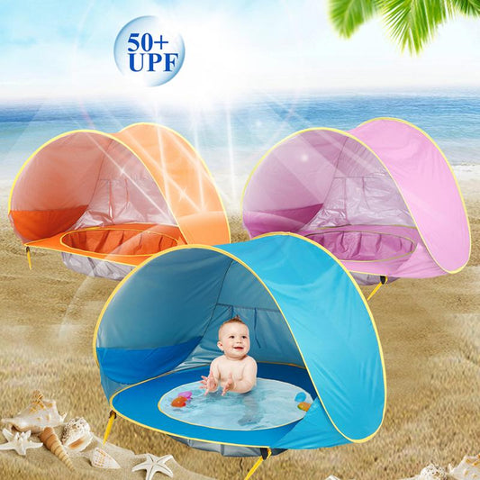 Summer Seaside Baby Beach Tent Pops Up Portable Shade Pool UV Protection Sun Shelter Kids Outdoor Camping Sunshade Beach Toy