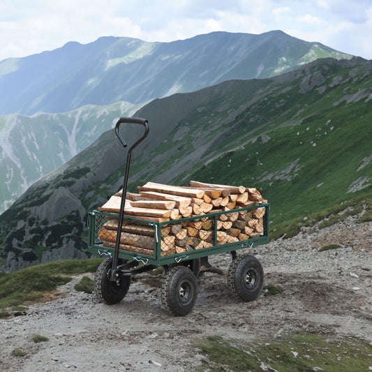 Wagon Cart Garden trucks make it easier to transport firewood