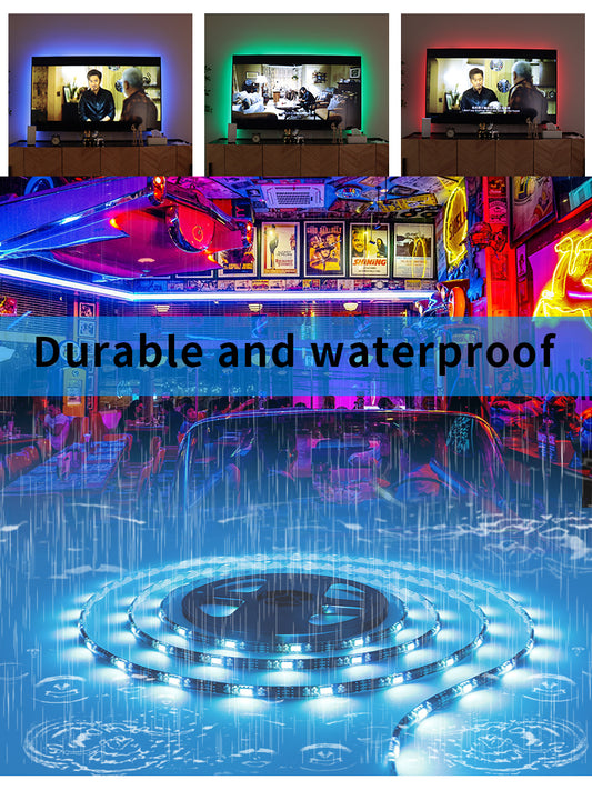 5V USB Waterproof 24 Key Light With Set TV Background Colorful Atmosphere Light