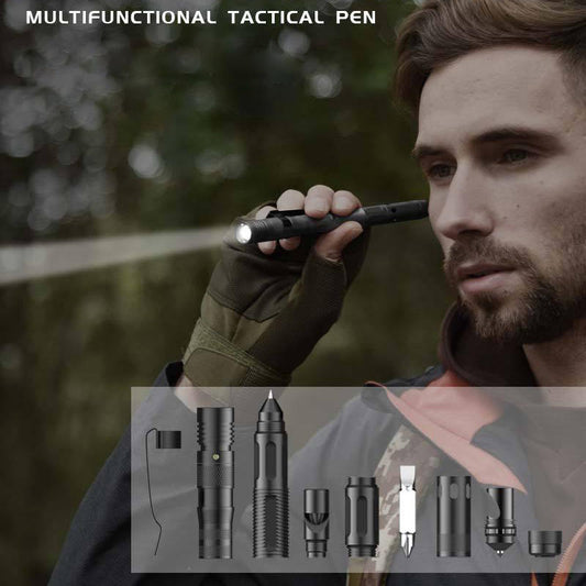Multifunctional Tactical Pen Self-Defense Survival Tools