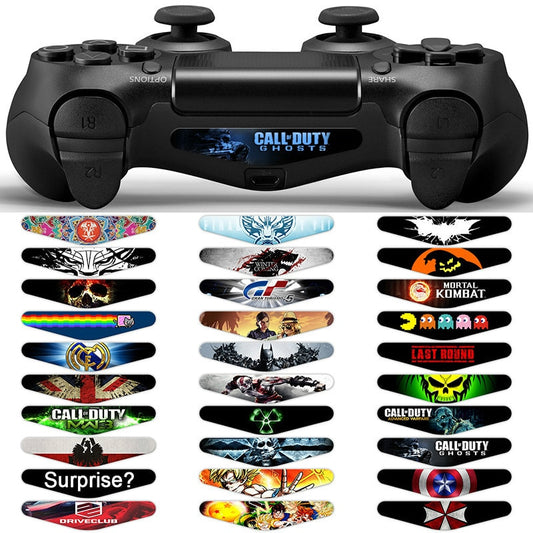 30PCS LED Light Bar Cover Decal Skin Sticker for PS4