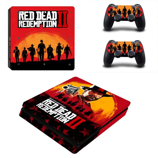 Red Dead Redemption 2 PS4 Slim Skin Sticker Decal